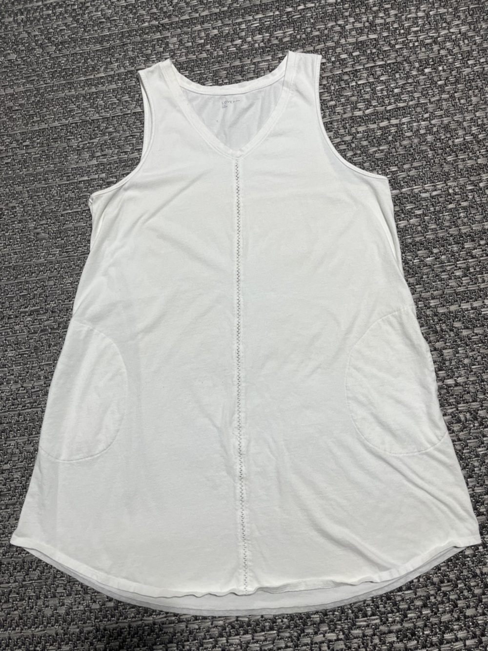 Love By Gap | White V-Neck Cover Up Dress